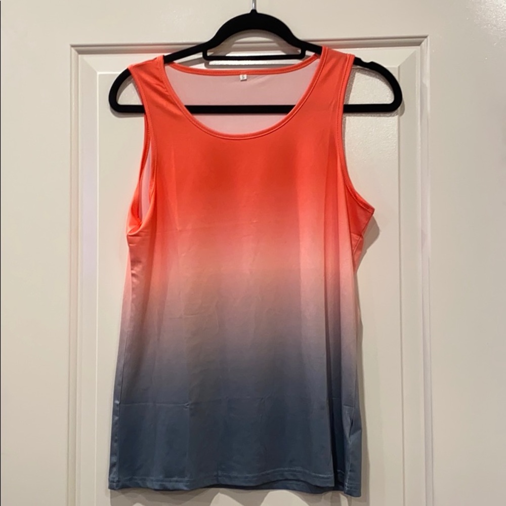 Ombré tank top NWOT